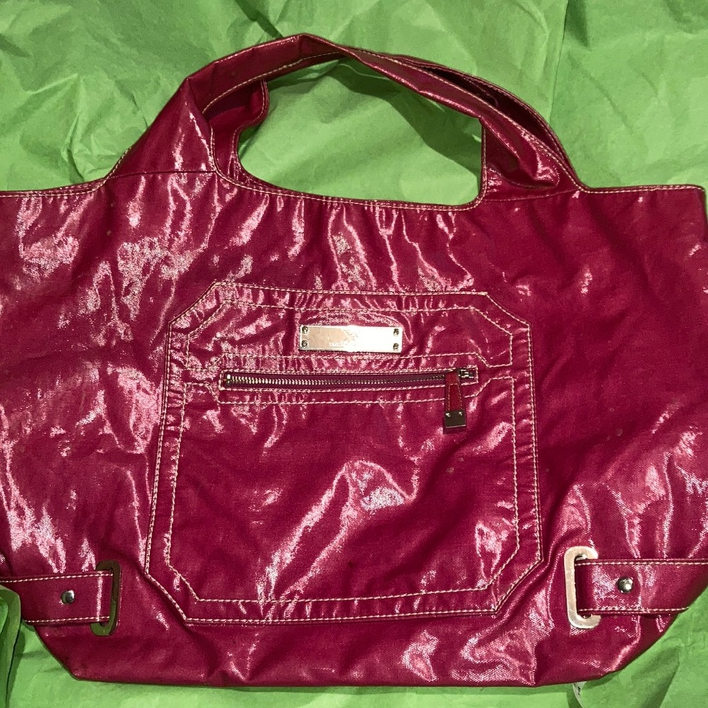 MAXX NY HUGE DARK PINK HOBO BAG!